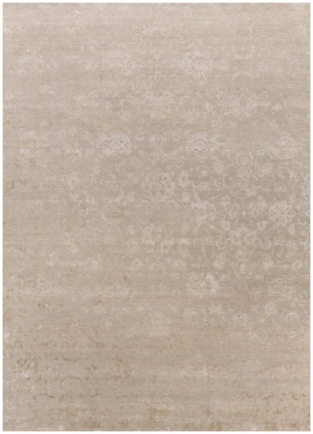 Индийский ковёр из шерсти и арт-шёлка «CHAOS THEORY» ESK623-IVR-FLA 302 x 396 см