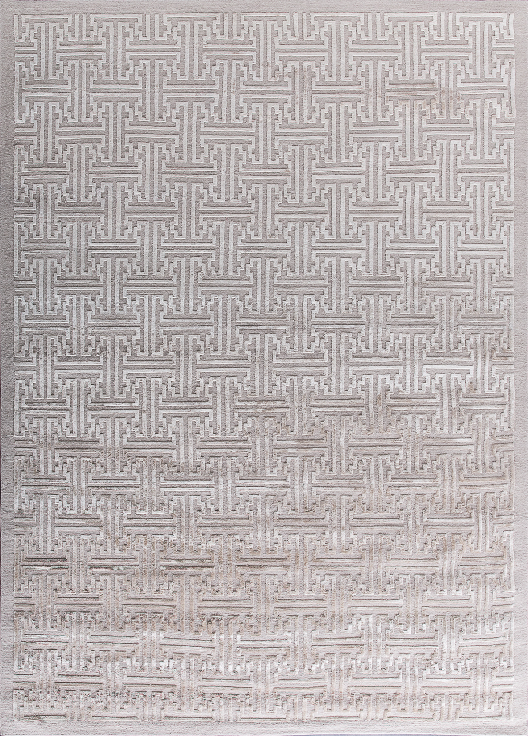 Непальский ковёр из шерсти и шёлка «ART DECO RUGS» AB233/4-BR12 172 x 243 см
