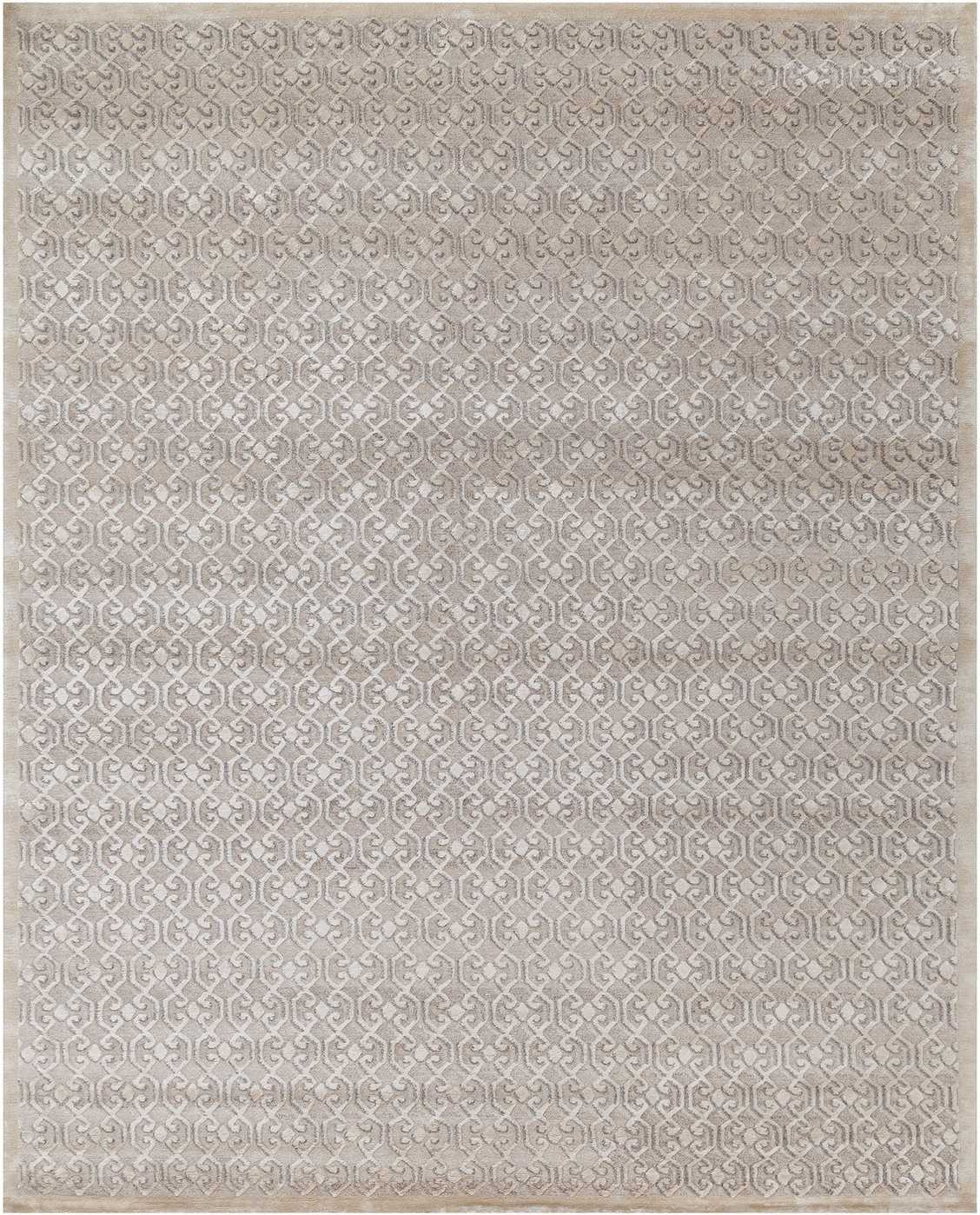 Непальский ковёр из шерсти и шёлка «ART DECO RUGS» CASABLANCA-90051(90132) 253 x 310 см