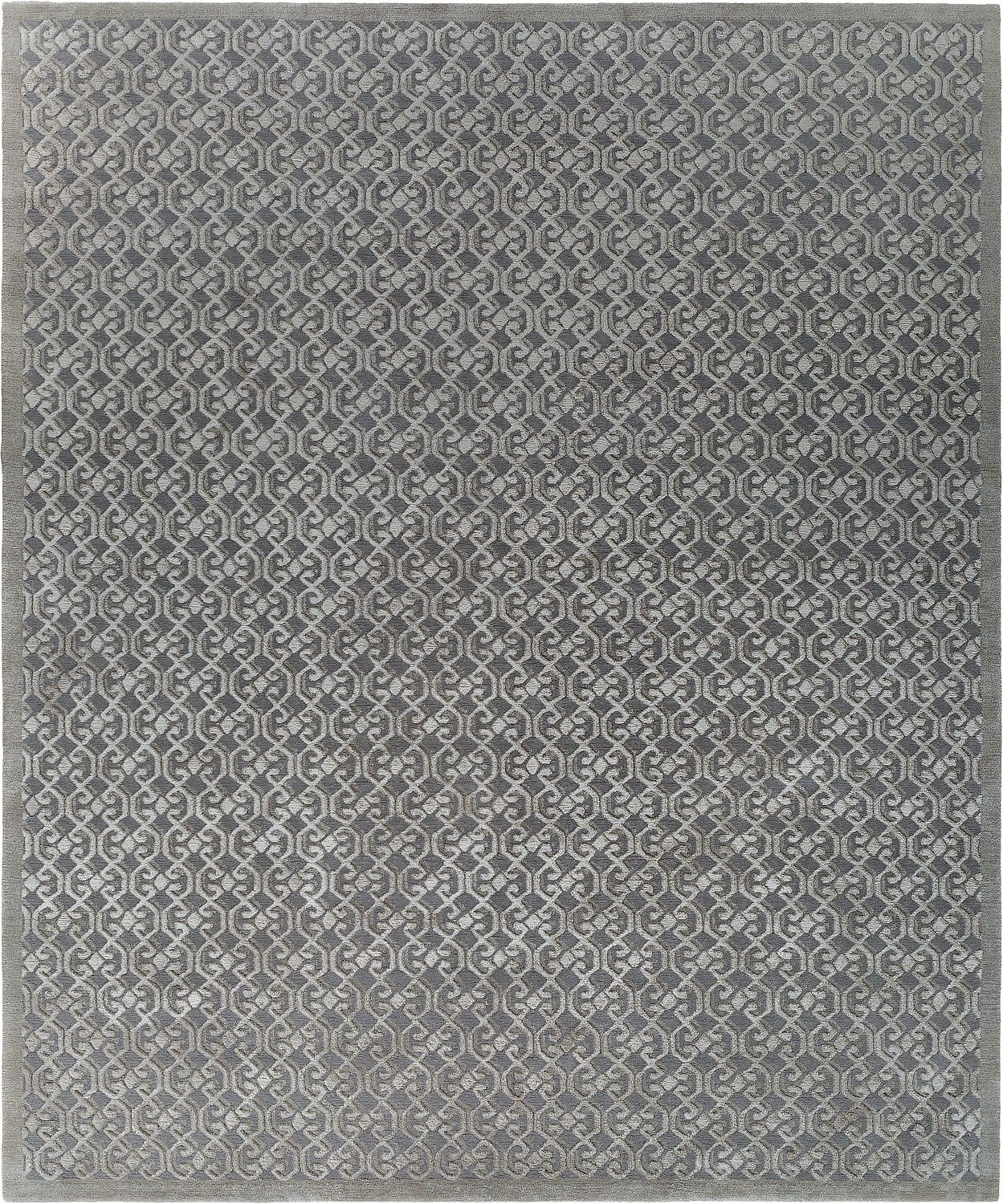 Непальский ковёр из шерсти и шёлка «ART DECO RUGS» CASABLANCA-90052 (90113) 251 x 299 см