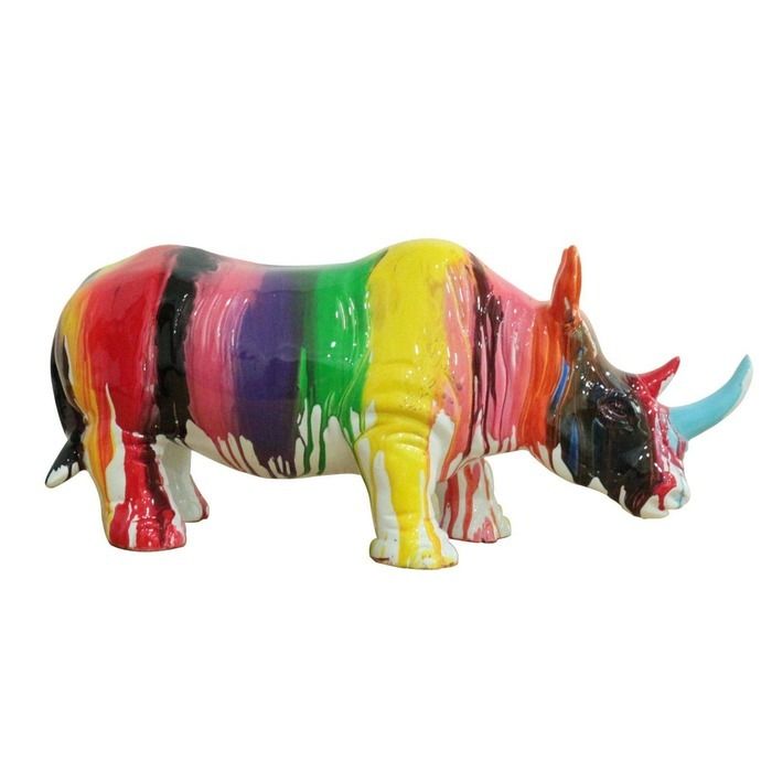 Разноцветный носорог