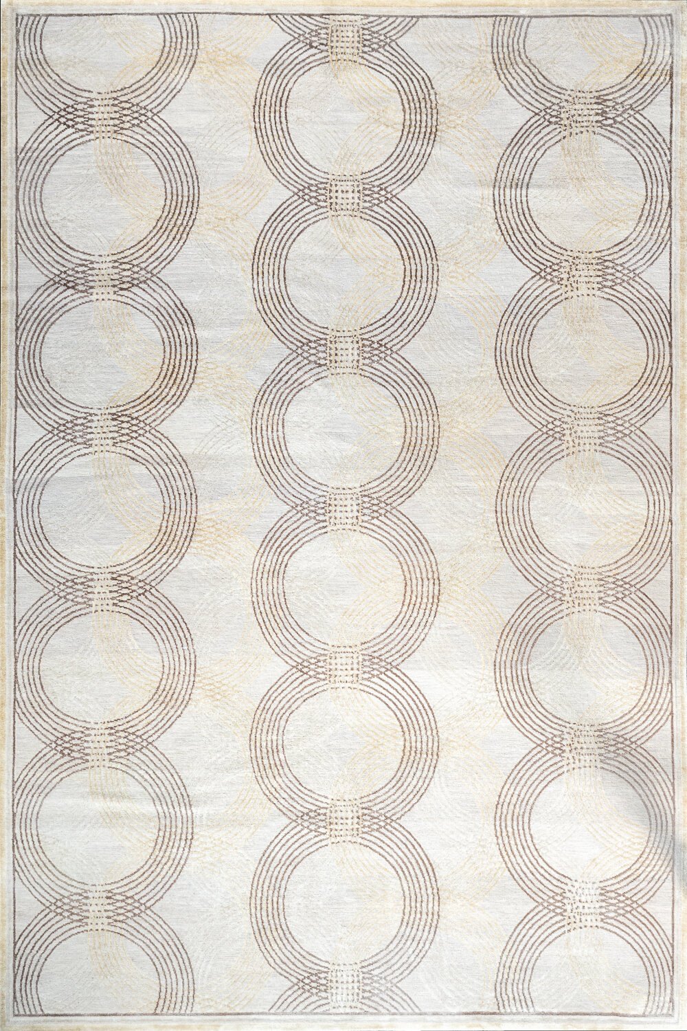 Непальский ковёр из шерсти и эвкалиптового шёлка «ART DECO RUGS» ADV-11/M17/2435 200 x 300 см