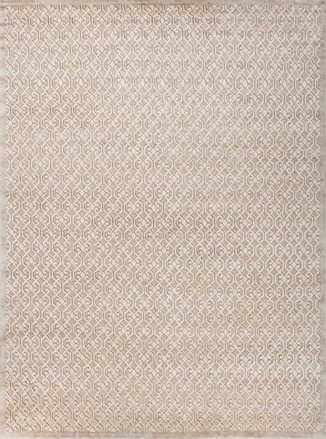 Непальский ковёр из шерсти и шёлка «ART DECO RUGS» CASABLANCA#90051(90350) 273 x 367 см