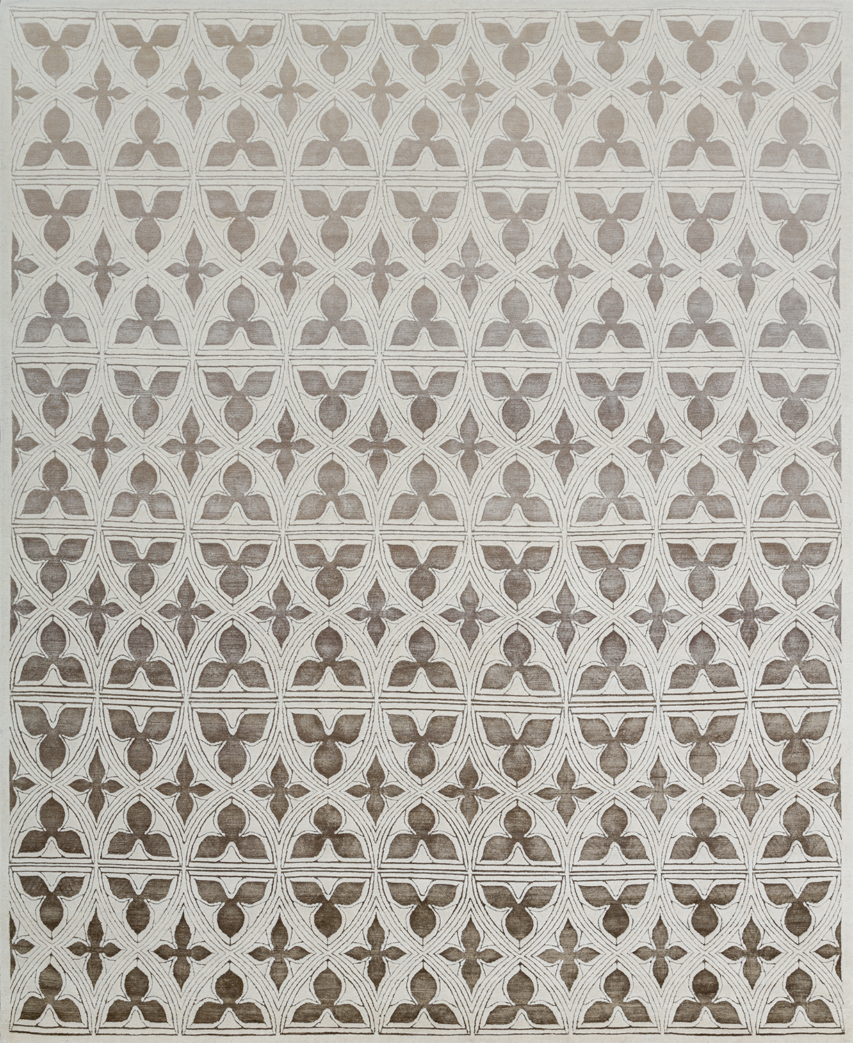 Непальский ковёр из шерсти и шёлка «ART DECO RUGS» GOTHIC#1-GR(90415) 250 x 300 см