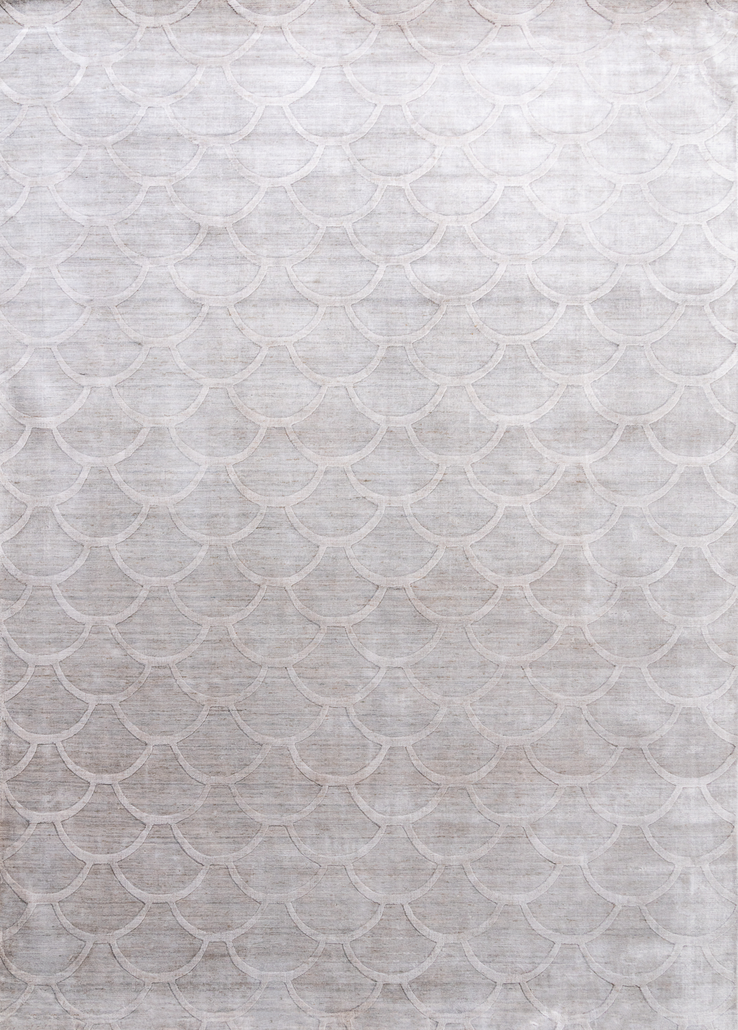 Индийский ковёр из арт-шёлка и шерсти «JAZZ» 2019008-METALIC 245 x 339 см
