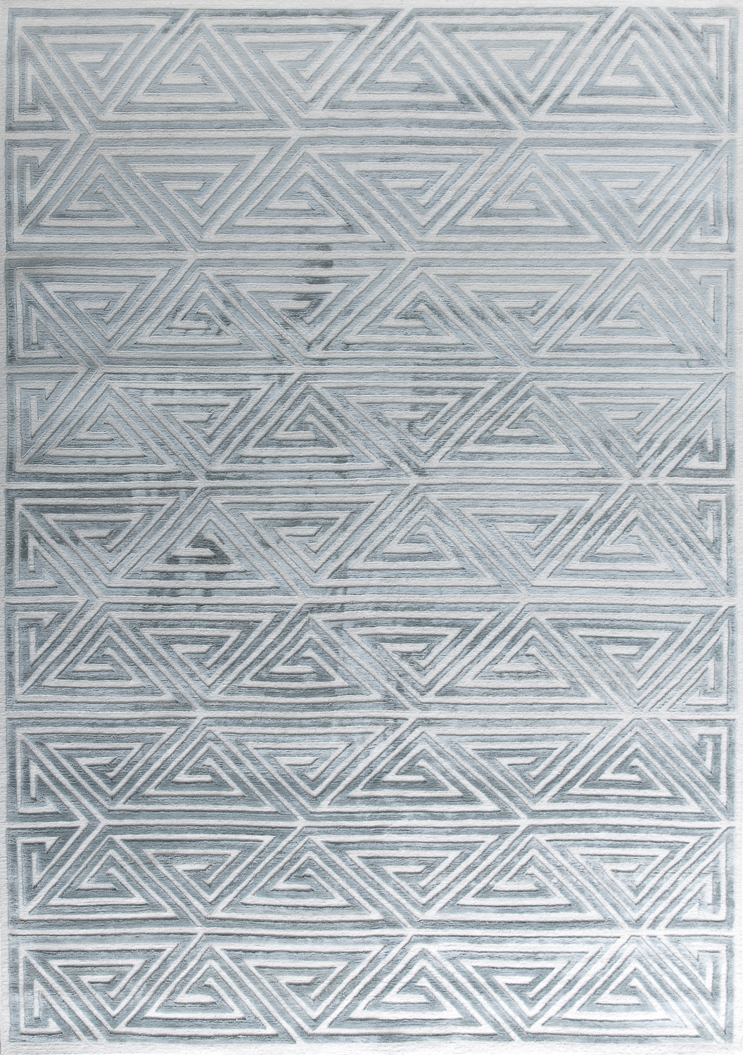 Непальский ковёр из шерсти и шёлка «ART DECO RUGS» 147312-35-BLEACH-WHT SM-3 173 x 242 см