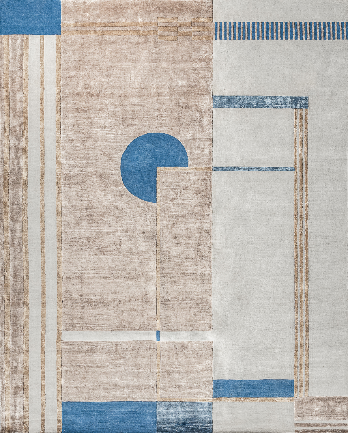 Индийский ковёр из шерсти и арт-шёлка «CARTIE COLLECTION» ART DECO-2