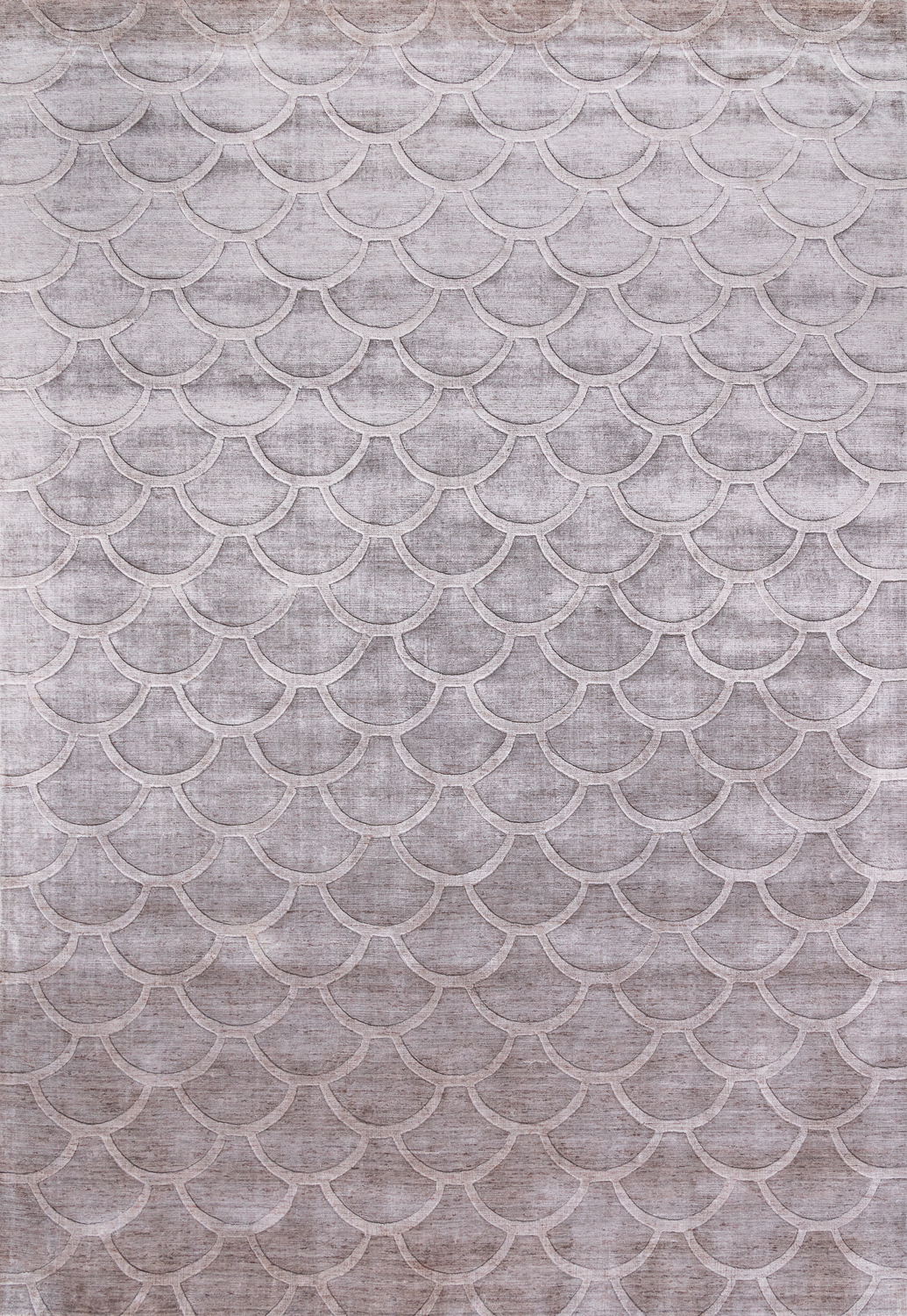 Индийский ковёр из арт-шёлка и шерсти «JAZZ» 2019008-SMOKE 167 x 240 см