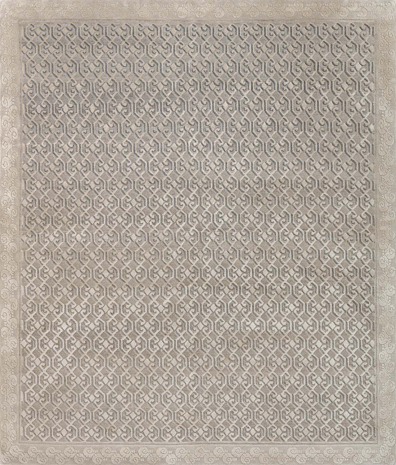 Непальский ковёр из шерсти и шёлка «ART DECO RUGS» CASABLANCA-IMG 05 (90128) 253 x 299 см