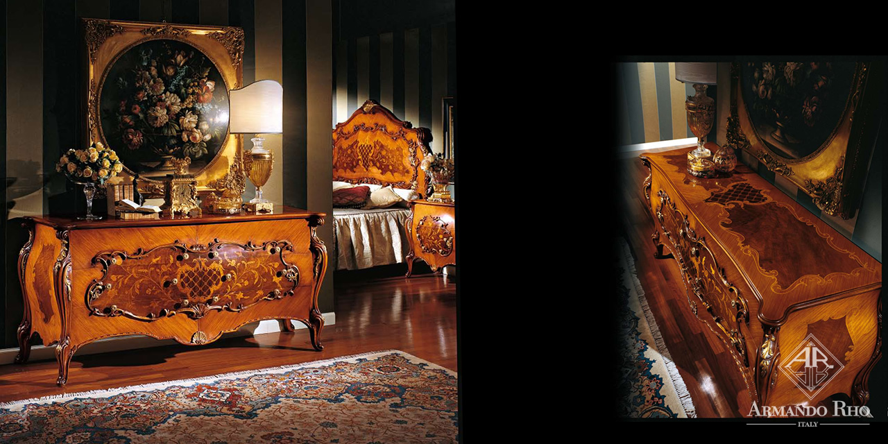 Кровать итальянской фабрики "Armando Rho"  BEDROOMS