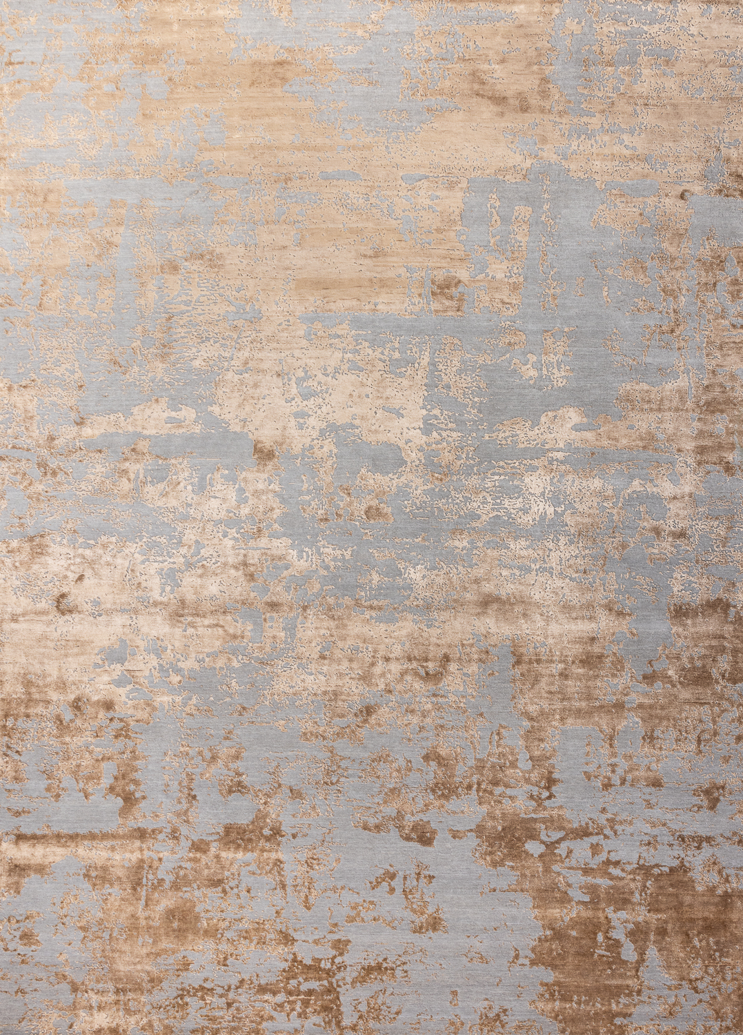 Индийский ковёр из шерсти и бамбукового шёлка «CHAOS THEORY» ESK431-ASH-HON 310 x 429 см
