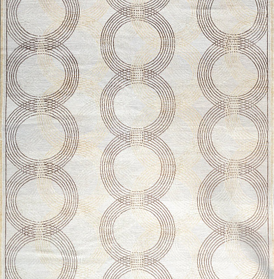 Непальский ковёр из шерсти и эвкалиптового шёлка «ART DECO RUGS» ADV-11/M17/2435 200 x 300 см