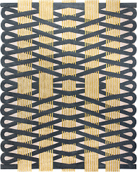Индийский ковёр из арт-шёлка и шерсти «IRREGULAR» TOP-9061-L.GRAY-L.GRAY 244 x 305 см