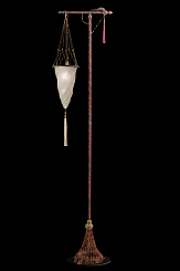 Торшер из белого стекла Cesendello