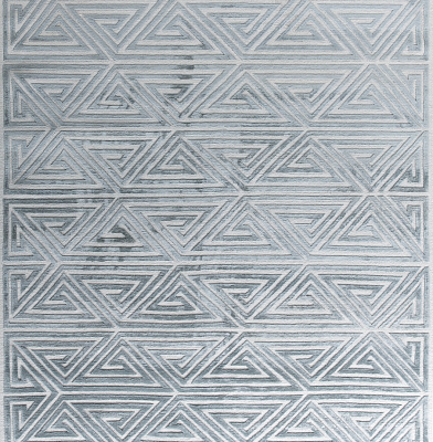 Непальский ковёр из шерсти и шёлка «ART DECO RUGS» 147312-35-BLEACH-WHT SM-3 173 x 242 см