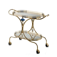 Чайная тележка Ramz by Villari Sapphire & White Tea Trolley