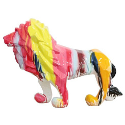 Разноцветный лев