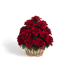 Корзина с розами Амбассадор